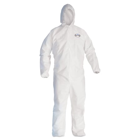 Kleenguard Disposable Coveralls, 3X-Large, Microporous film laminate, White, 25 PK KCC 46113